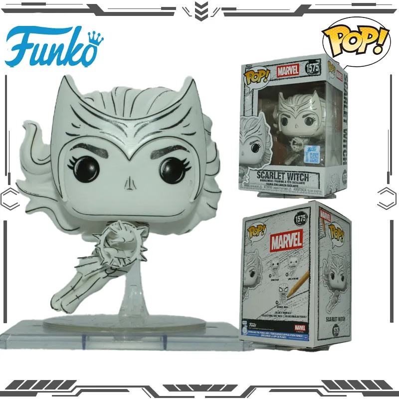 

Funko POP Original Marvel Anime Figure Scarlet Witch 1575 Action Figure Toys for Boys Girls Gift Collectible Model Ornaments