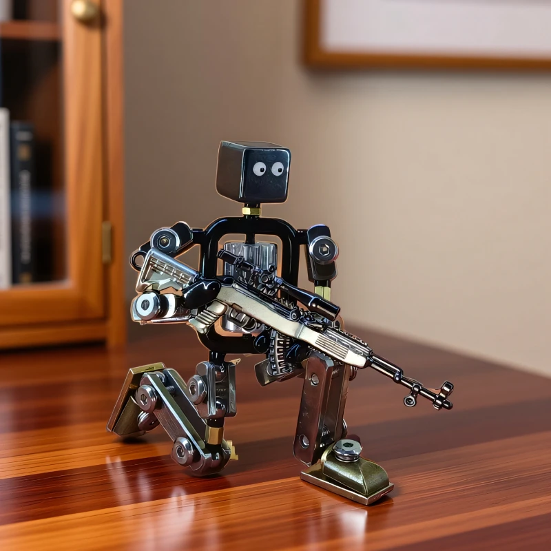 Steampunk Robot Desktop Porch Ornament, Model, Gift