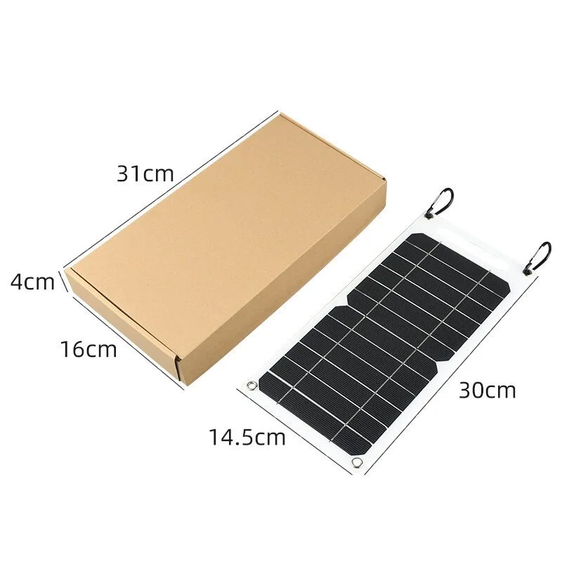 Sunpower 5V 35W Solarpanel USB Tragbares Ladegerät für Telefon Power Bank Outdoor Camping Zuhause RV Sicher stabilisiert