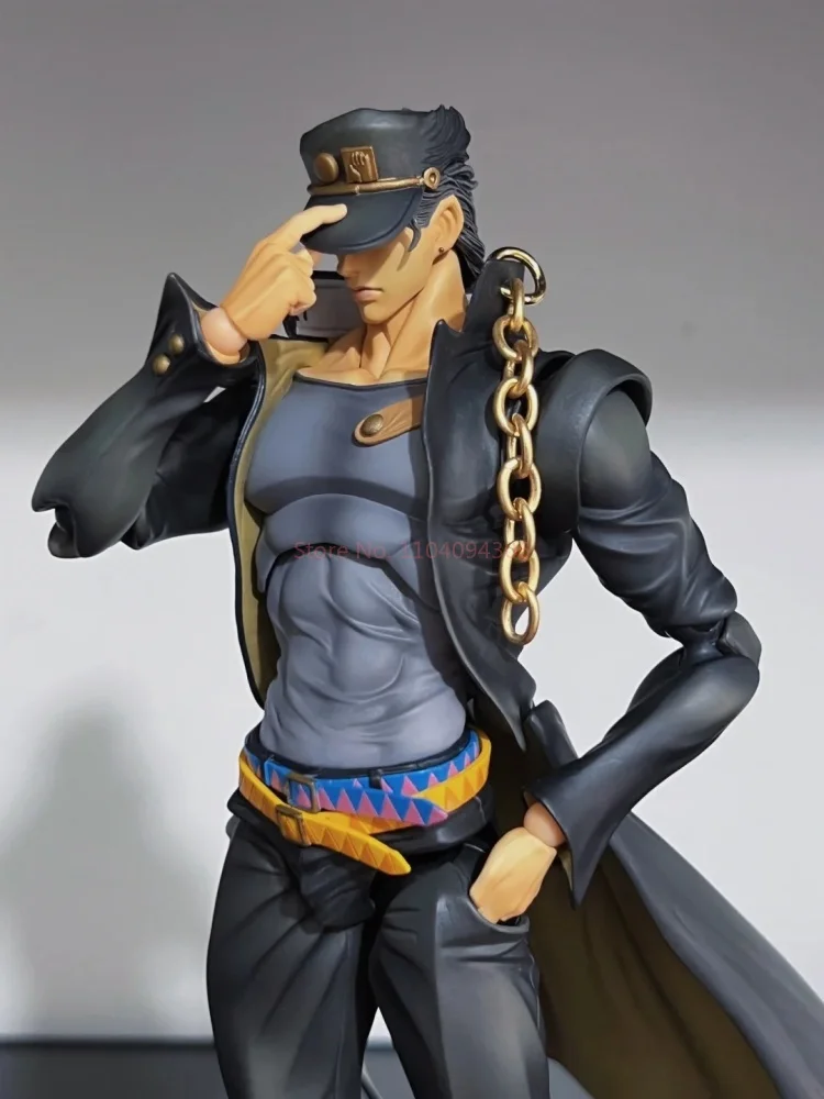 Jojo'S Bizarre Adventure Kujo Jotaro Star Platinum Anime Aktivität Figur Modell Statue Sammlung Desktop Ornament Spielzeug Jungen Geschenk