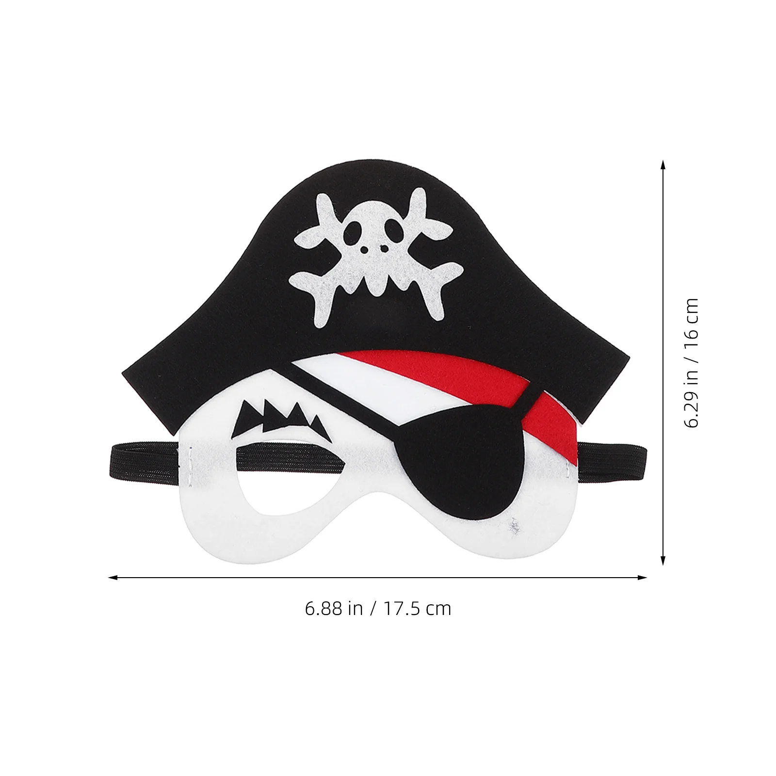 4Pcs Halloween Felt Eye Mask Funny Creative Props Party Supplies for Dancing Cosplay Theme Festival Halloween Mask