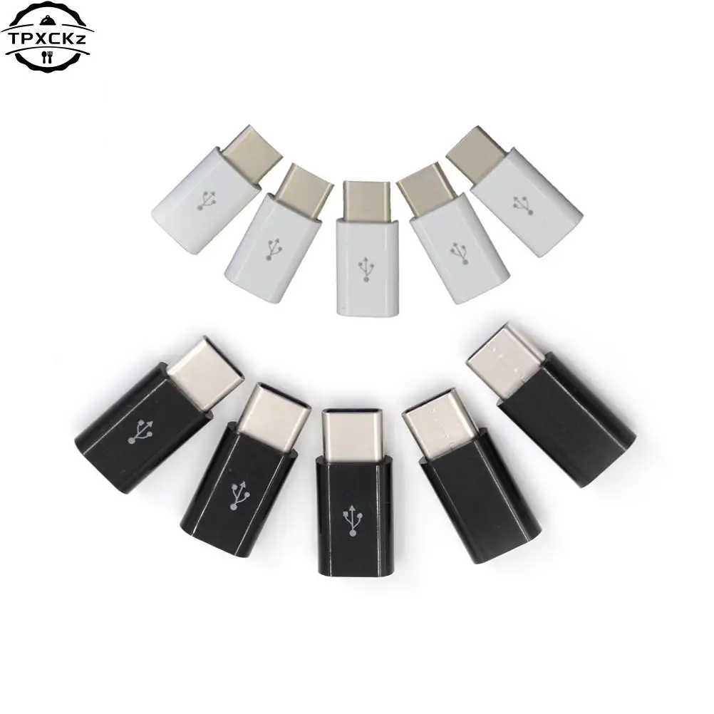 5pcs/lot USB 3.1 Type-C Male Connector to Micro USB 2.0 5Pin Female Data Adapter Converter USB Type C Adapter Best Price