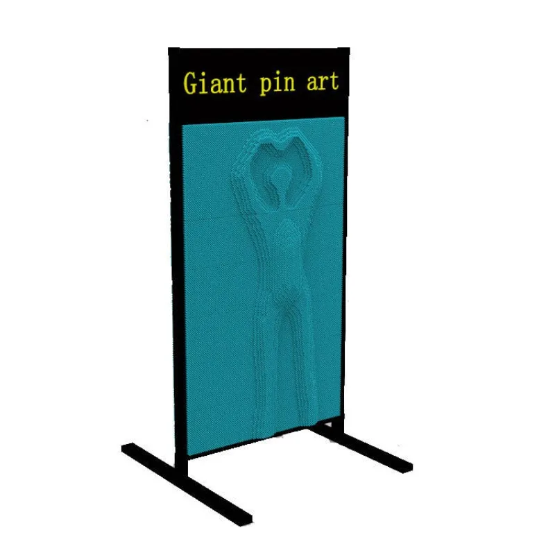 Big Business Pin Art 3D Pin Art Screen Board Installation Interactive Wall Game