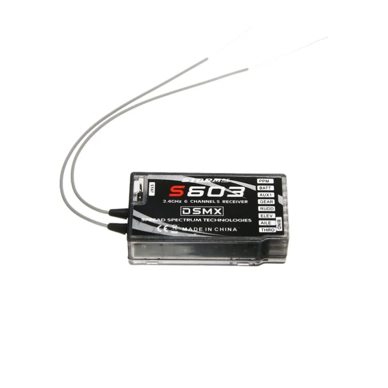 Storm S603 DSM2 DSMX 2,4 GHz 6CH RC Empfänger für Spektrum NX8 DXe DX6i JR DSX9 Sender Drohne Auto Boot FPV Radio Control Modell – Detail 3