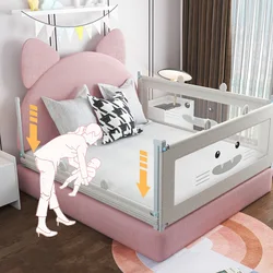 Baby-Sicherheitsbett-Barriere für Kinder, Schlafzimmer, Cartoon-Schutz, Kinder, Schlafen, Anti-Fall-Sicherheitsschiene, schützender Kleinkind-Zaun