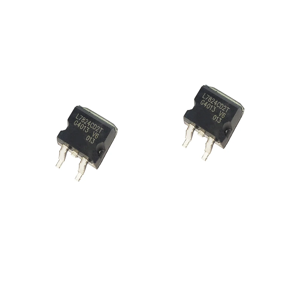 10PCS/LOT L7824CD2T L7824C2T L7824 TO-263 MOSFET MOSFT Three-terminal Voltage Regulator SMD New Good Quality Chipset