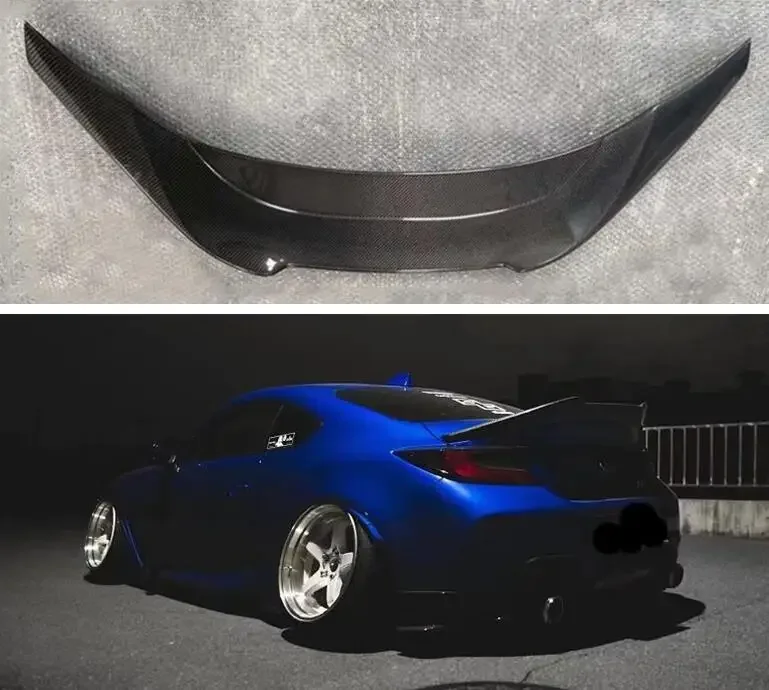 FOR Toyota GR86 ZA86 / Subaru BRZ 2021 2022 2023 REAL CARBON FIBER REAR WING TRUNK LIP TAIL SPOILER Body Kit