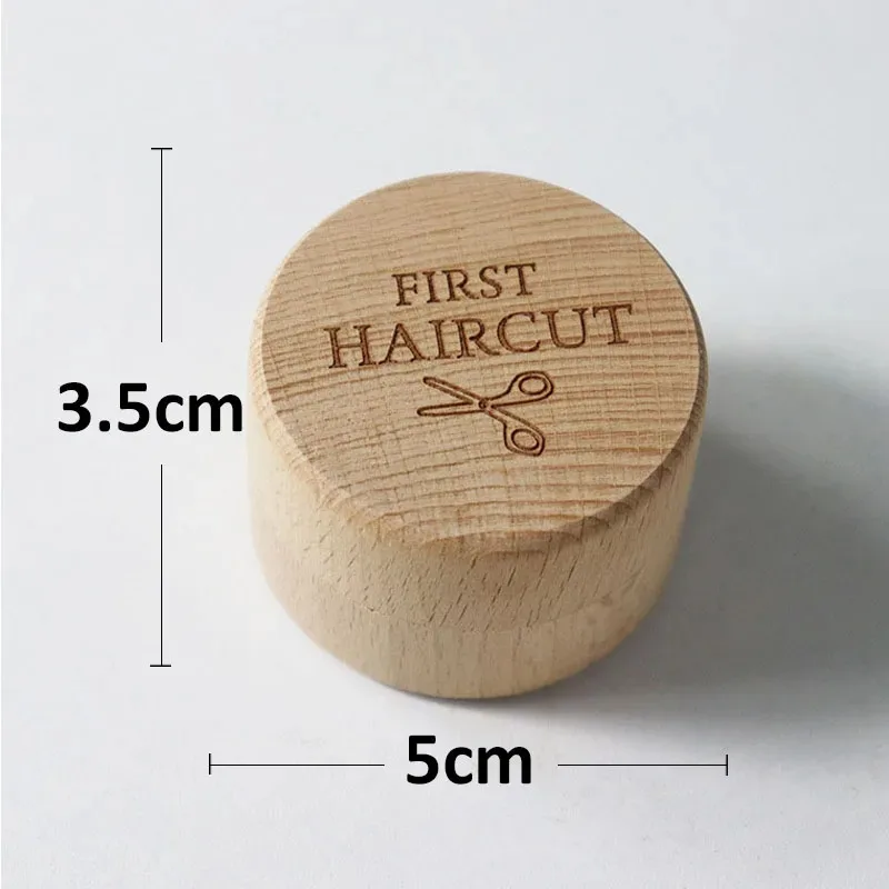 صندوق تذكاري خشبي منحوت للأطفال - حارس الحبل السري لأسنان شعر الجنين، هدية تعميد لحديثي الولادة مدروسة للاخترام بالحياة #6