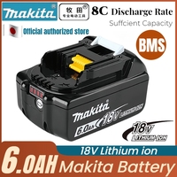 Original/Genuine Makita 18v battery BL1850b BL1850 BL1860 BL 1860 BL1830 BL1815 BL1840 LXT-400 6.0Ah for makita 18v power tools