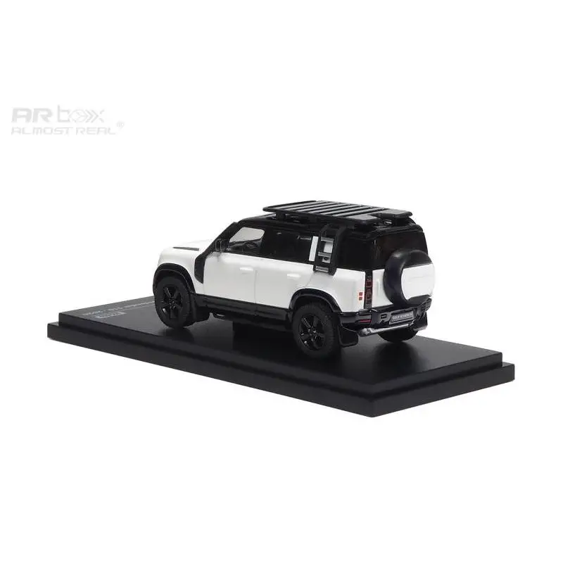 Land Rover Defender 90 110 75ème modèle de travailleurs en alliage moulé sous pression, jouets de collection pour enfants, cadeaux de vacances pour enfants, 1:64