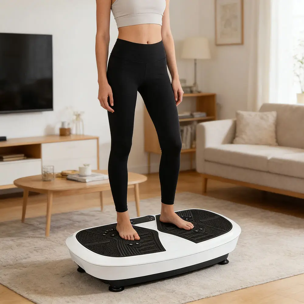 

3D Ultrathin Vibration Plate Home Fitness Crazy Fit Massage Muscle Vibration Machine Plate 2026