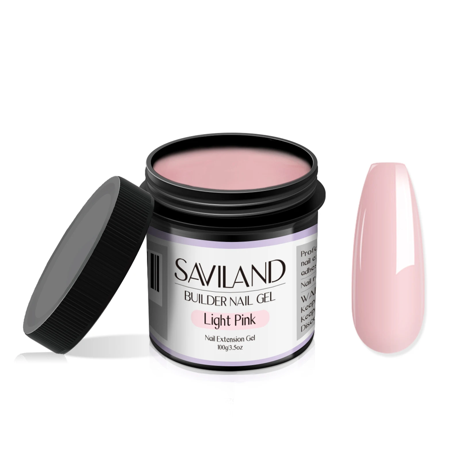 Saviland 100g Builder Nagelgel Wit Naakt Roze Nagelverlenging Gel Multifunctionele Nagels Art Gel Polish Losweken UV voor Salon DIY