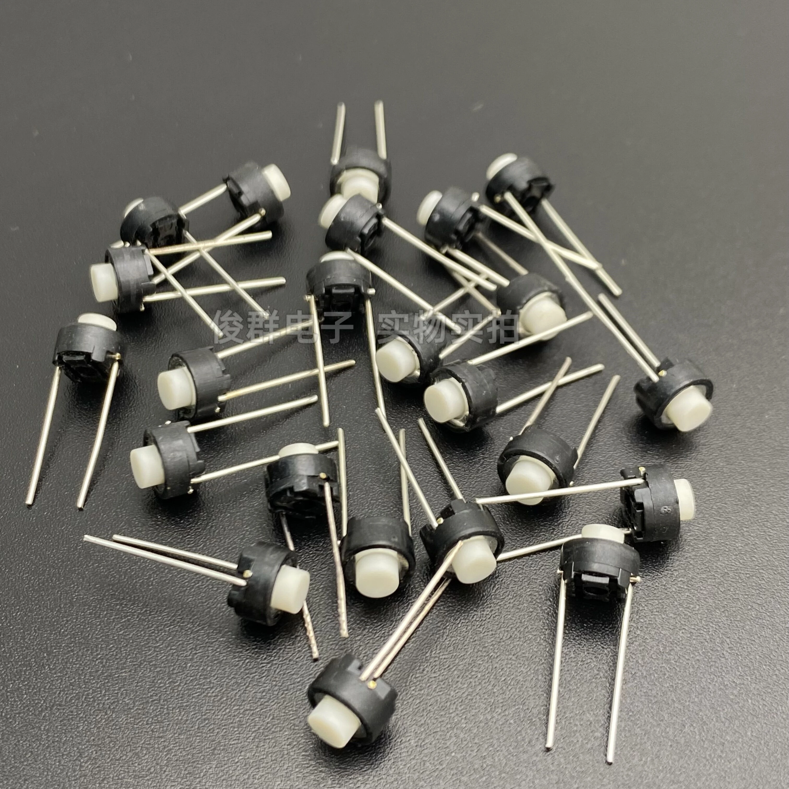 100 peças/botão de toque japonês importado 6*6*5mm em linha micro botão de piano eletrônico de duas pernas 2 pés