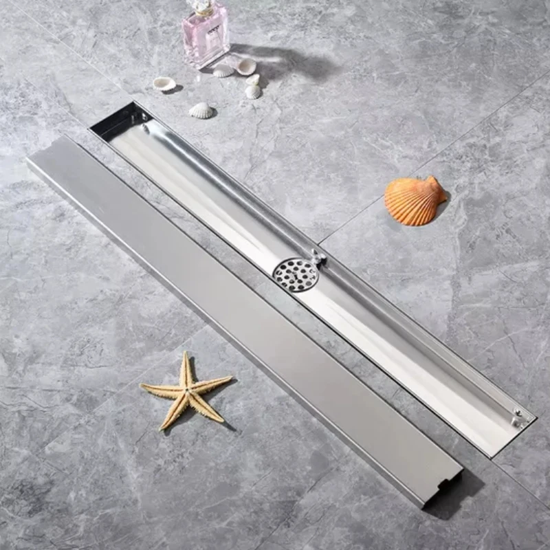 Wholale Stainls Steel 04 Nickel Brush Bathroom Floor Drain Linear Long Shower