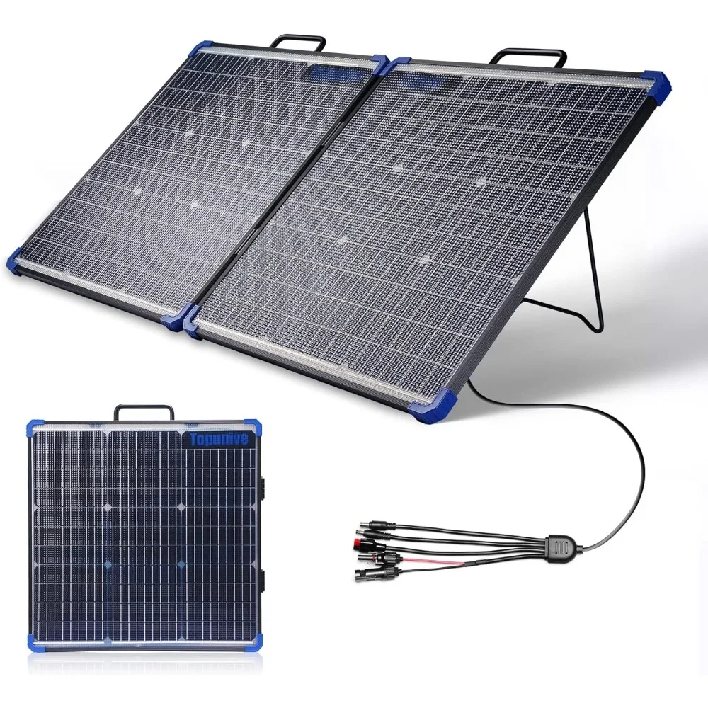 

Portable Solar Panel Foldable 100W 18V PV Module 9BB Bifacial Monocrystalline Solar Cell for Portable Power Station Solar