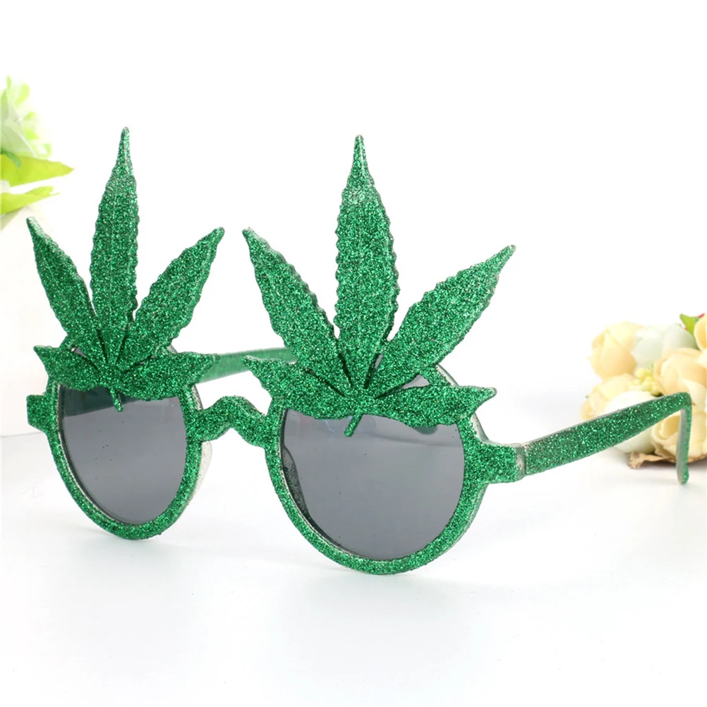 Gafas decorativas para el Día de San Patricio, lentes verdes de trébol, vestido de disfraz de San Patricio, accesorios para fotomatón, 1 unidad