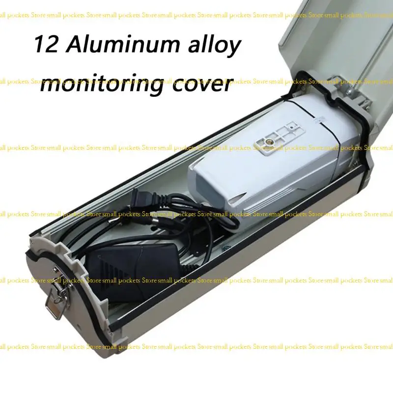 R1WD Substituição à prova intempéries 10/12 polegadas CCTV Caixa câmera segurança Caixa alumínio para câmera