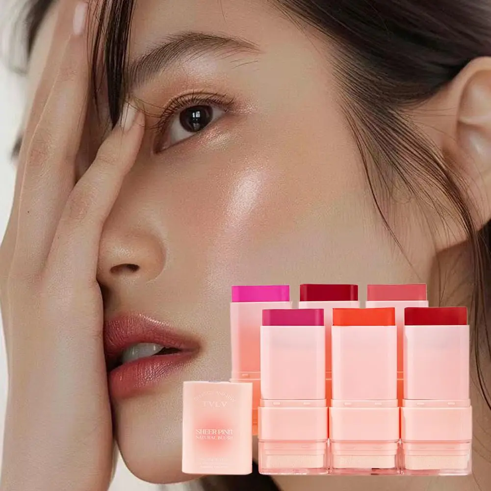 1 قطعة متعددة الوظائف أحمر الخدود عصا الوجه الوردي كريم الشفاه ماكياج طويل الرطوبة مقاوم للماء عيون حساسة الخدين دائم أحمر الخدود Pa G9Y1 #4