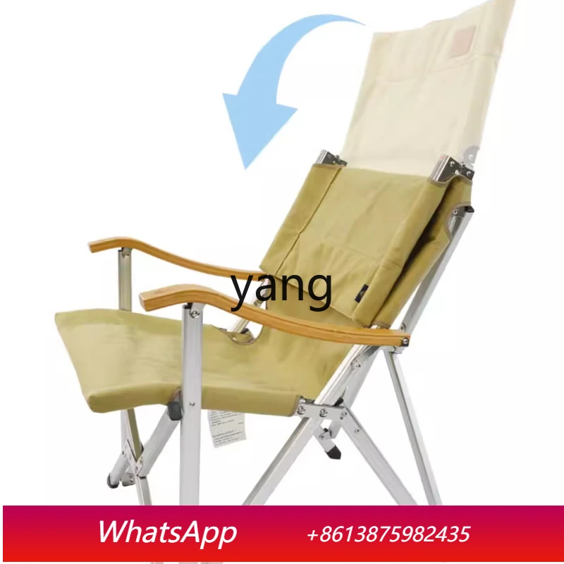 

LTT Folding Chair High Backrest Chair Camping Portable Picnic Wild Extra Height Extra Large Widened Chair New