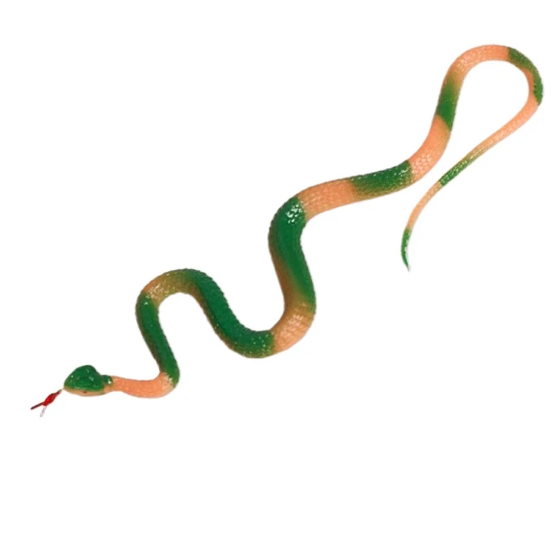 45 سنتيمتر وهمية لعبة مطاطية واقعية ثعبان محاكاة Anaconda مخيف تجهيزات حفلة الهالوين خدعة ملحقات لعبة جديدة لينة وهمية الأفعى