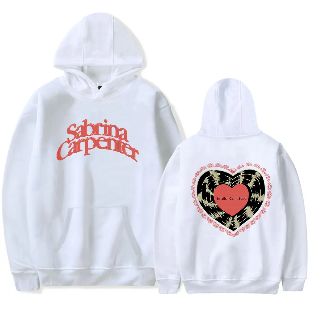 Sabrina Carpenter Logo Hoodies Emails I Can't Send Tour Merch Women/Men Fashion Casual Sweatshirts Streetwear