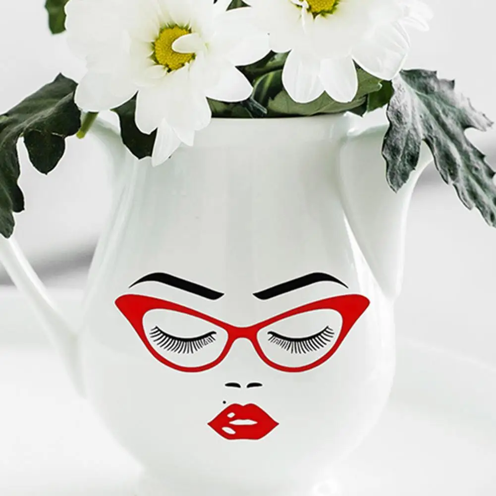 

Durable Face Decals Pvc Material Face Decals Holiday Party Face Stickers Lips Eyes Eyebrows Nose Decals for Diy Crafts Flower