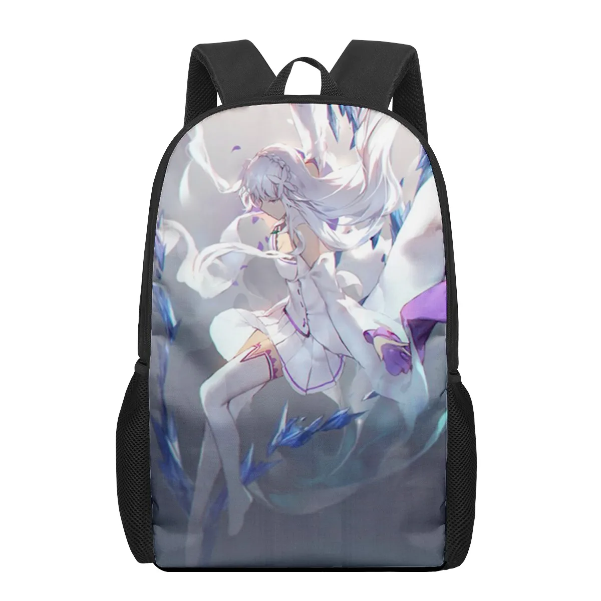 Re zero Rem Emilia anime 3D Print School Bags for Boys Girls Primary Students Backpacks Kids Book Bag Satchel Back Pack