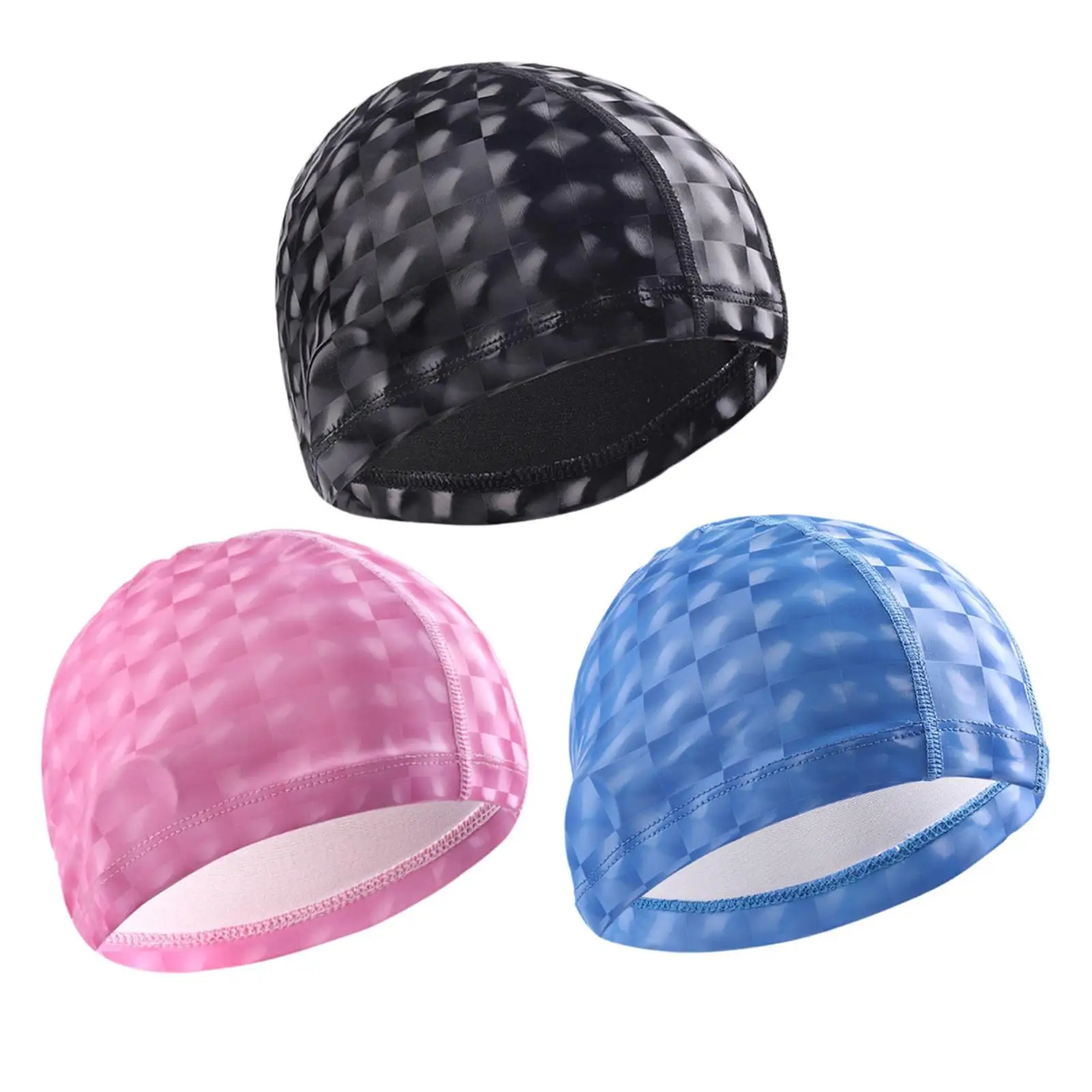 

Swim Cap Waterproof Non Slip Comfortable Keep Hair Dry Pool Hat Bathing Cap