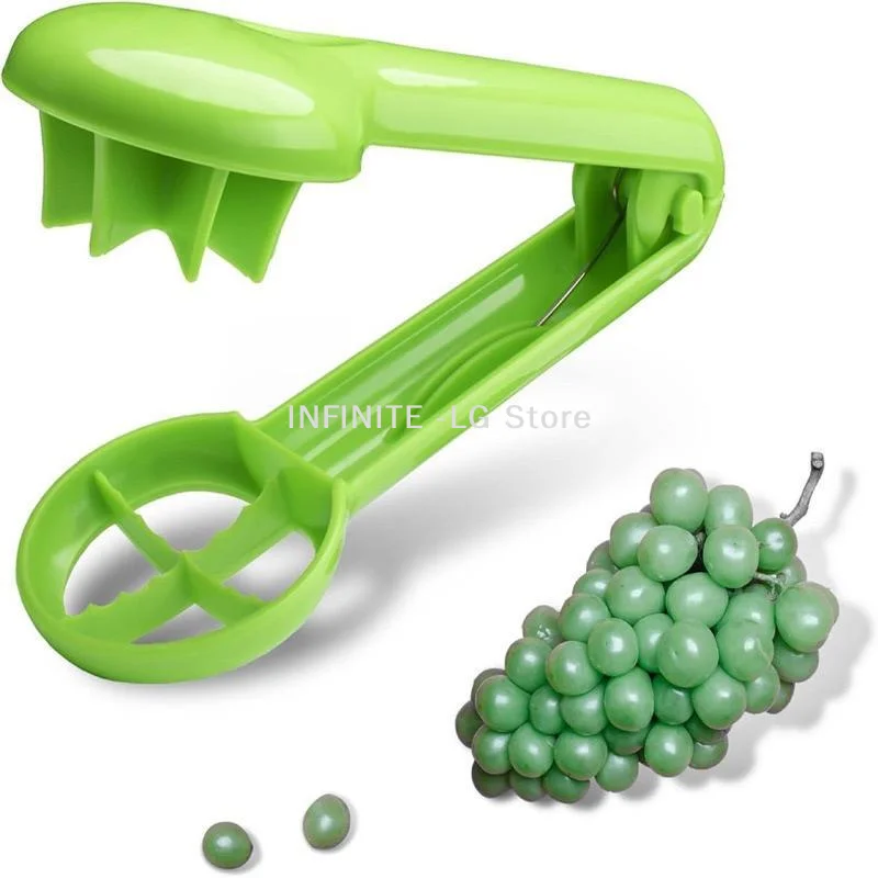 Food Grade Plastic Grape Slicer Safe Blade Free Design Easy Grip Handle For Fruit Salad Baby Food PrepINFINITE -LG