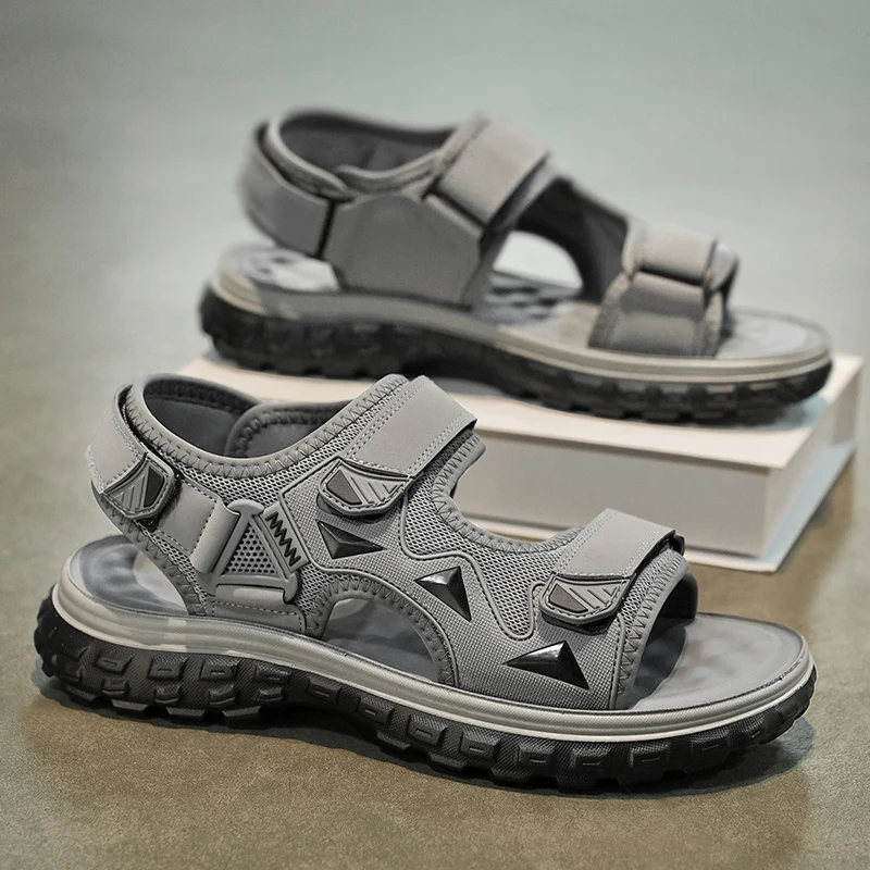 Men's casual walking sandals summer new soft-sole anti-slip breathable lightweight Quick dry fashion sports outdoor beach shoes