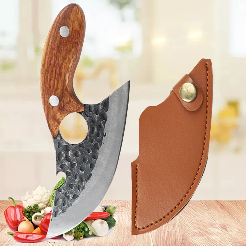 Kitchen Boning Knife Hand-forged Knife Bone Removal Knives Meat Cleaver Multifunctional Bottle Opener Knife Kitchen Accessories