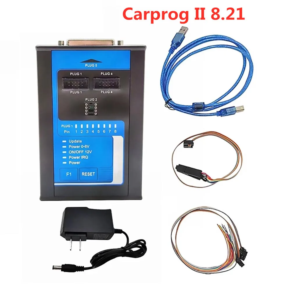 Programador Carprog 2 OBD2, Airbag CarProg2 SRS, reinicio de datos de choque, Immo Off, instrumentos de motor, lectura, ahorro, herramientas ECU Carprog II