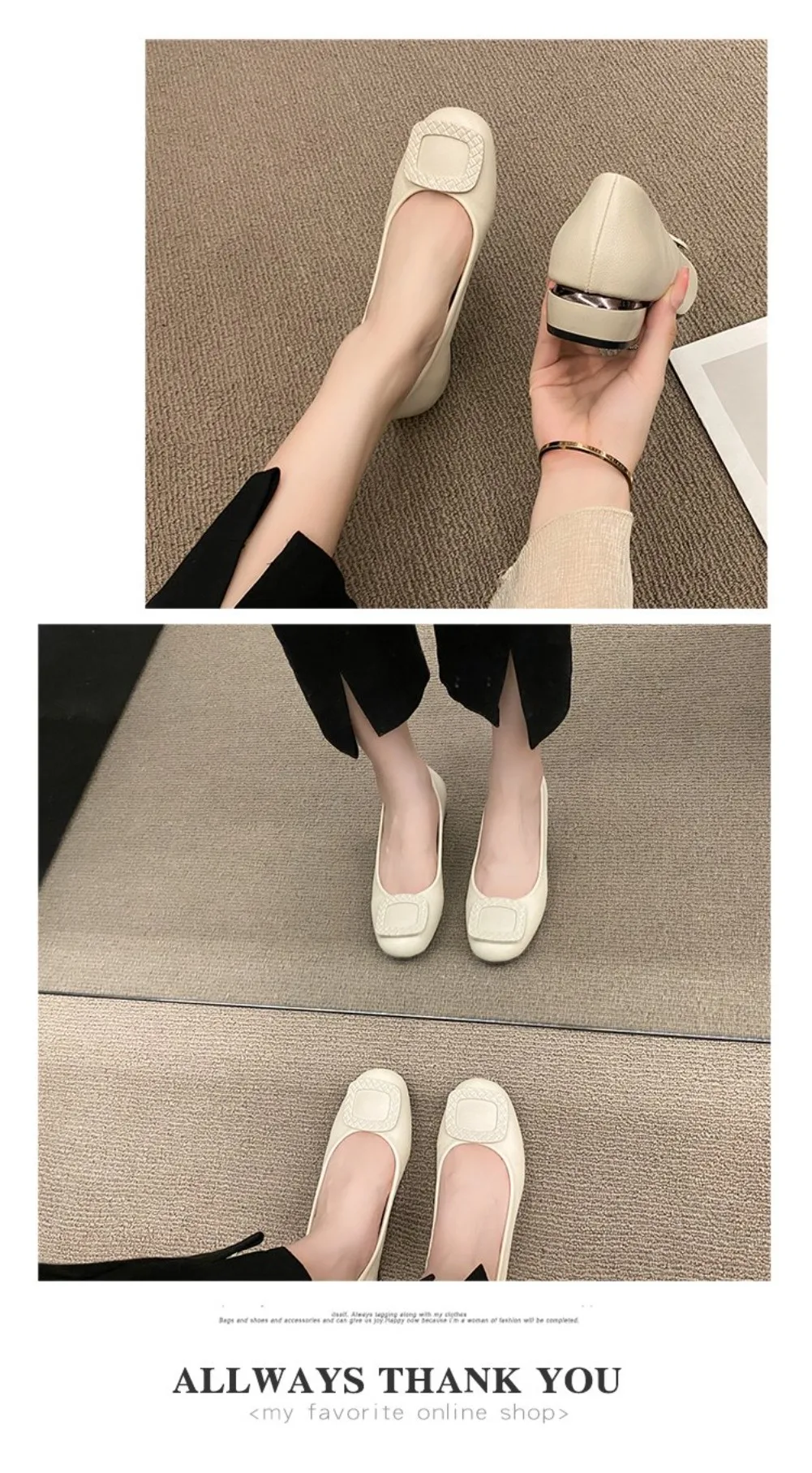 Weiche Lederschuhe mit weicher Sohle aus Kuhsehnen, Frühling/Herbst, Damenlederschuhe, festliche Damenschuhe für Sommer, Hochzeit, Bankett, Muttertag – Detail 10