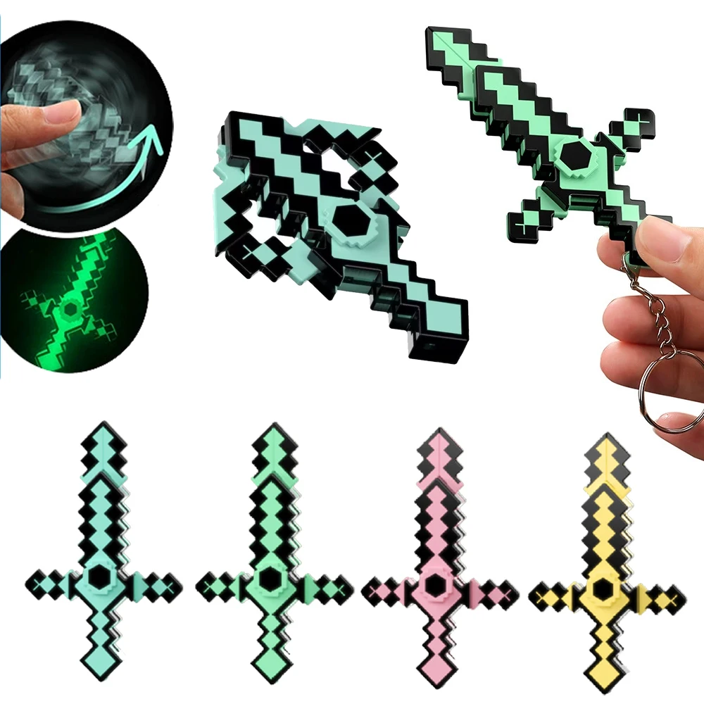 

EDC-игрушки-антистресс: трансформирующийся меч-лук с стрелами, ручной спиннер-брелок для снятия стресса при аутизме, СДВГ, для взрослых и детей, игрушки для пальцев, подарки