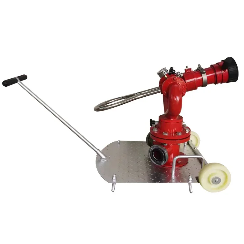Adjustable self-swinging trailer type PSY40 mobile single-inlet fire cannon