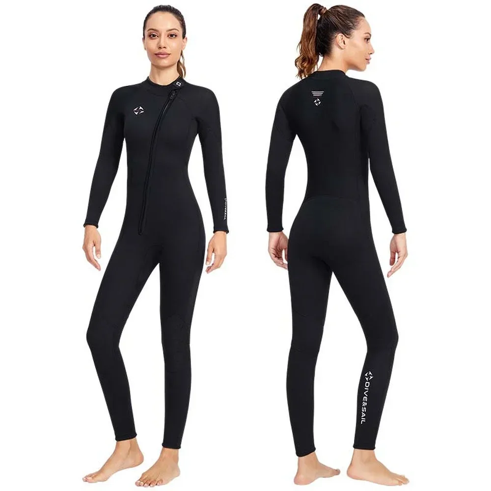 

Premium 3MM Neoprene Wetsuit Men One-Piece Suits Keep Warm Surf Scuba Diving Suit Fishing Spearfishing Kitesurf Women WetSuit