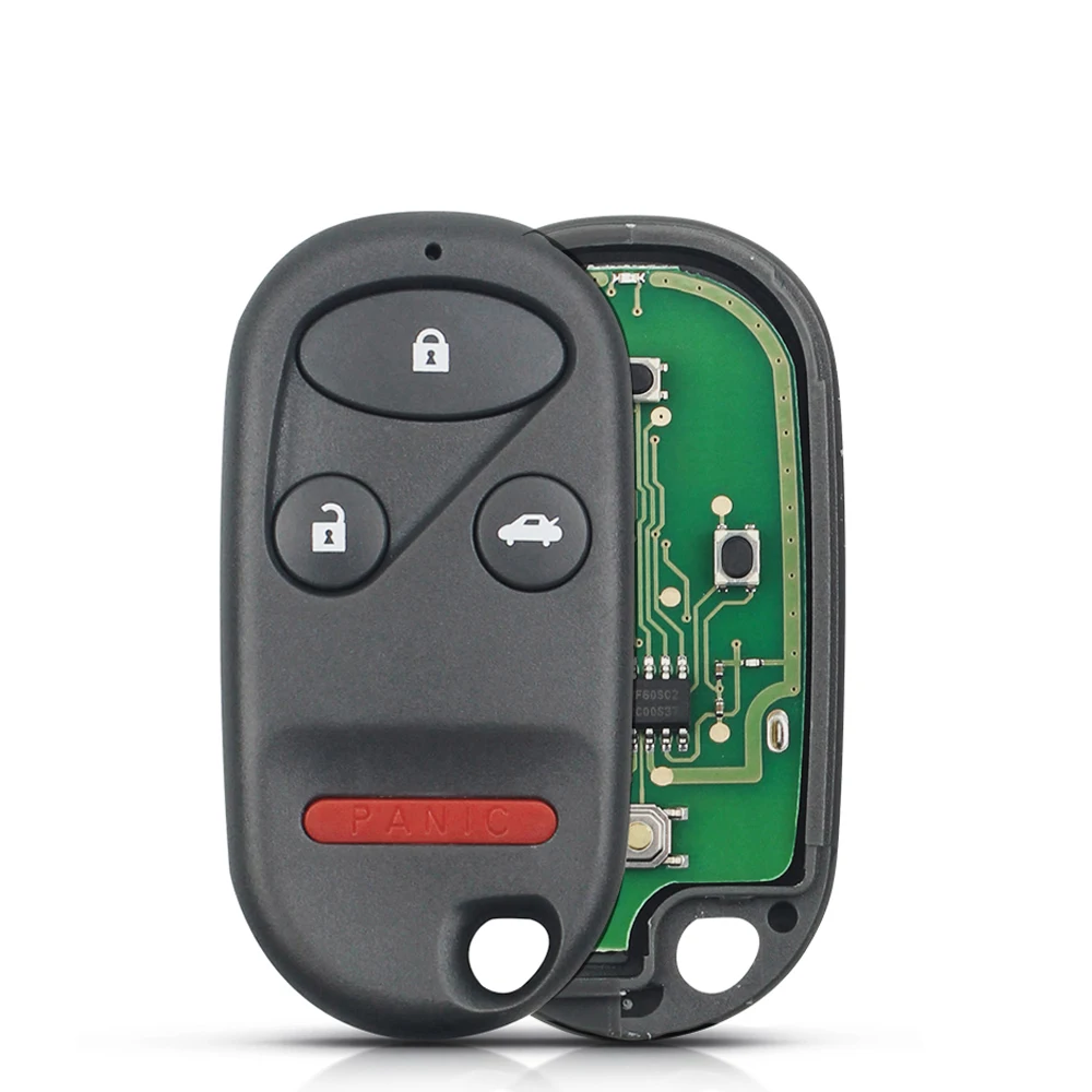 KEYYOU 3/4 Buttons Keyless Entry Car Remote key For Honda 433Mhz For Civic 2001 -2005 NHVWB1U523 / KOBUTAH2T / A269ZUA101