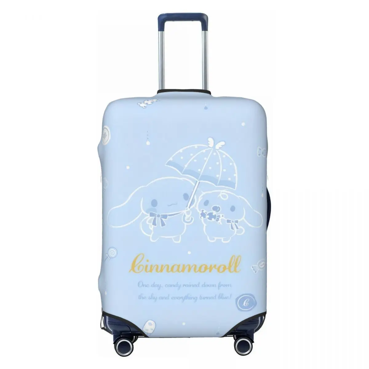 Sanrio Cinnamoroll Cute Cartoon Suitcase Cover Business Flight Practical Luggage Supplies Protection