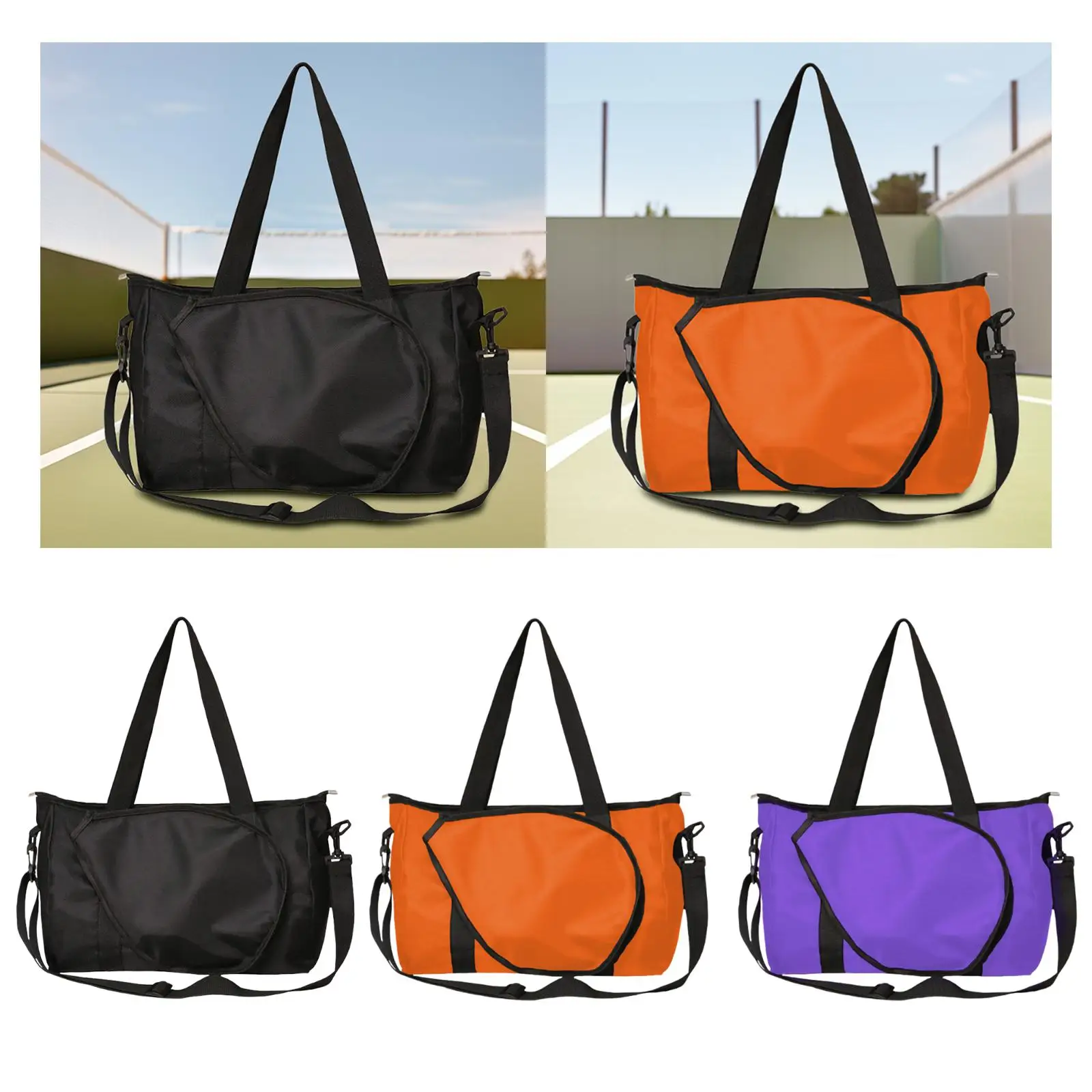 Bolsa para raqueta de tenis, bolsa de gimnasio de gran capacidad, bolsa impermeable para raqueta de bádminton