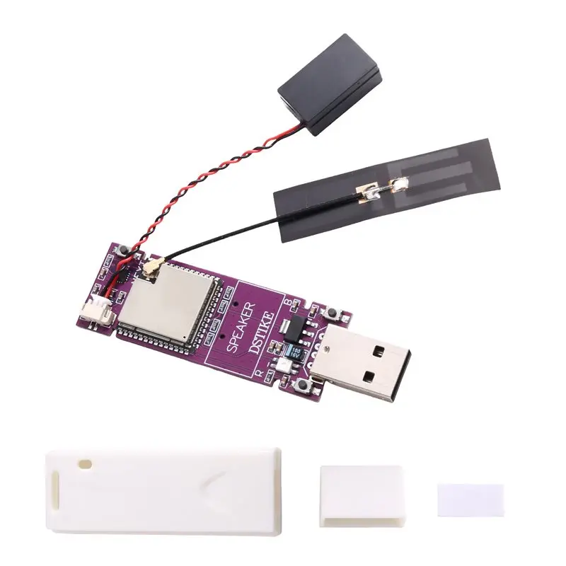 USB Wifi Internet Radio Player ESP32S3 USB Dongle Radio Player Integrated Micro-Speaker With Shell Plug And Play