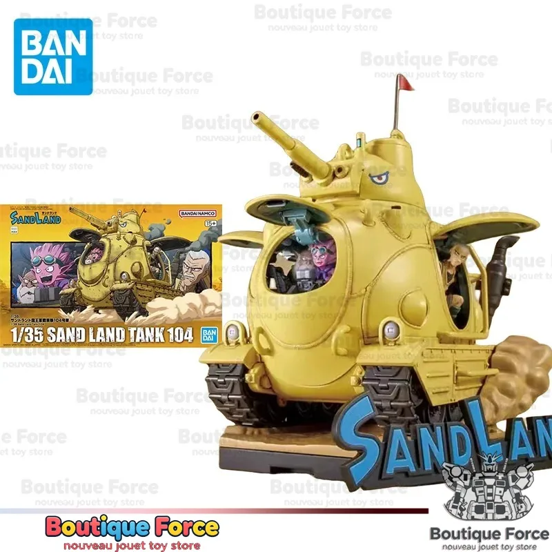 

Коллекционная сборная модель-фигурка Bandai SAND LAND TANK 104: Официальный лицензионный аниме-мерч для фанатов и детей