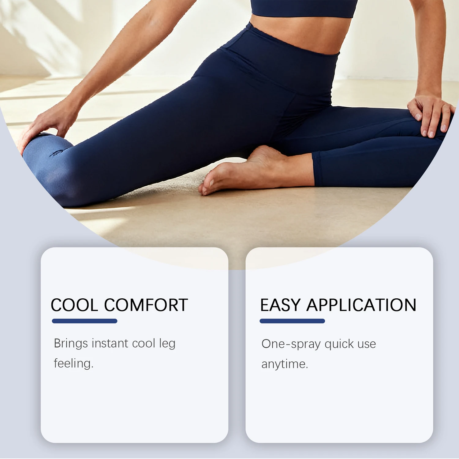 Leg Smoothing Spray - 6X Cooling Effect with Hesperidin & Menthol for Revitalized, Smooth Skin