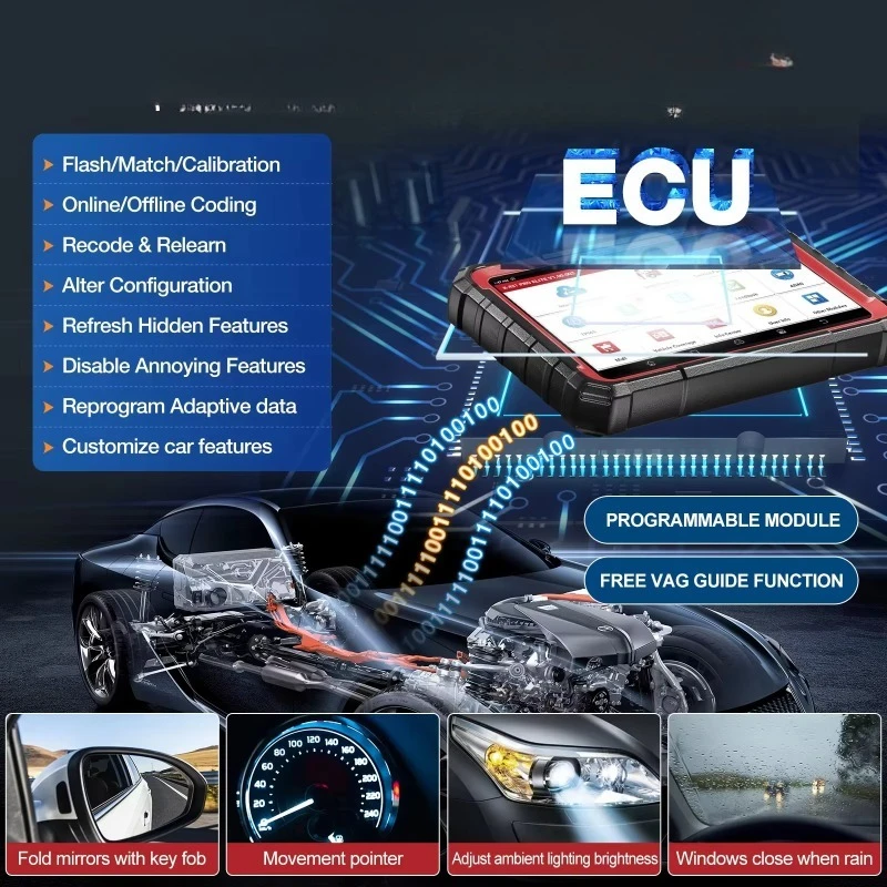 Elite Fully Functional Bidirectional Scanner With CANFD DOIP Diagnostic Tools All System Reader