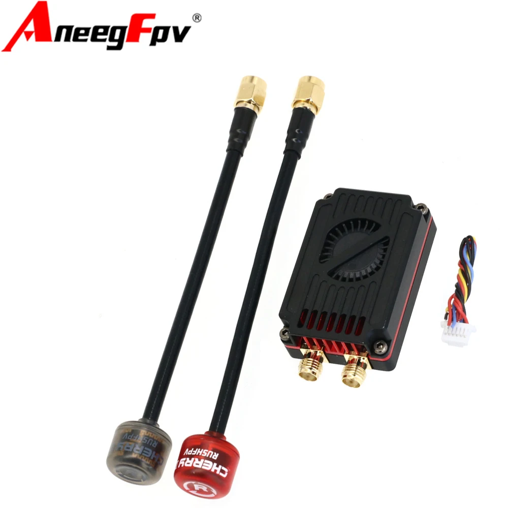 RUSHFPV 4.9G 5.8G 2.5W VTX 8+ 48CH Kanaal IRC Tramp Protocol 7-30V Dual-frequentie Video Zender voor RC FPV Lange Afstand Drone