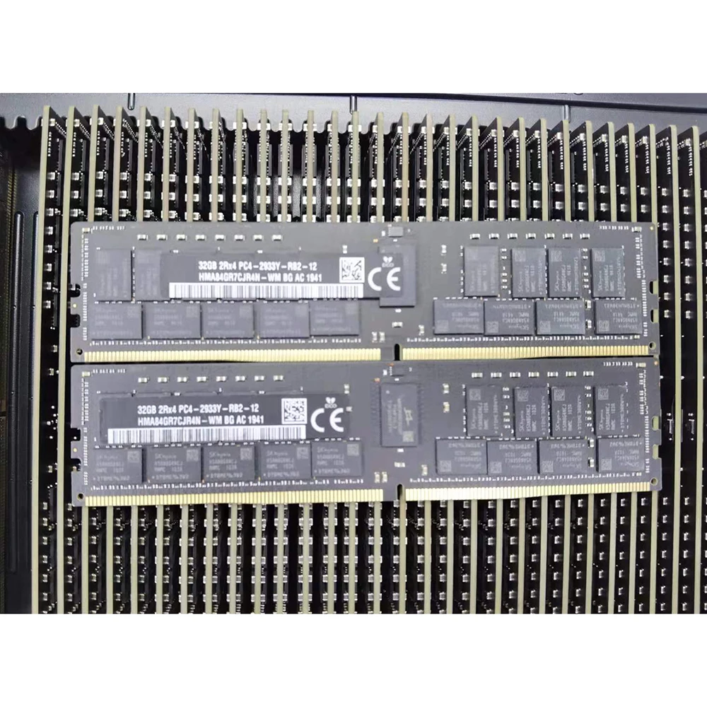 

1 Pcs HMA84GR7CJR4N-WM Black Bars RAM Mac Pro For SK Hynix 32GB 32G 2Rx4 DDR4 2933 REG PC4-2933Y Memory
