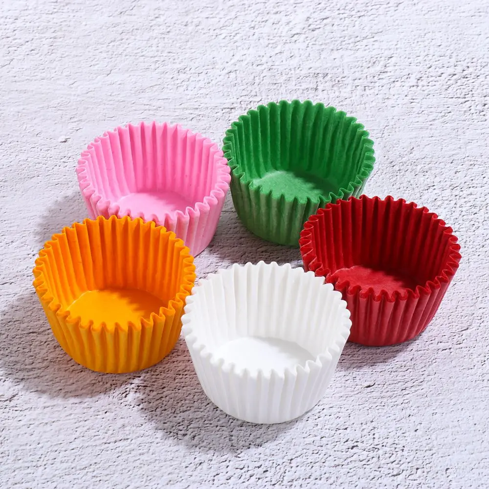 500/1000pcs Kuchen Pappbecher Schokoladen papier Liner Cupcake Wrapper Muffin Fälle Back becher Kuchen Liner Gebäck Werkzeuge liefert