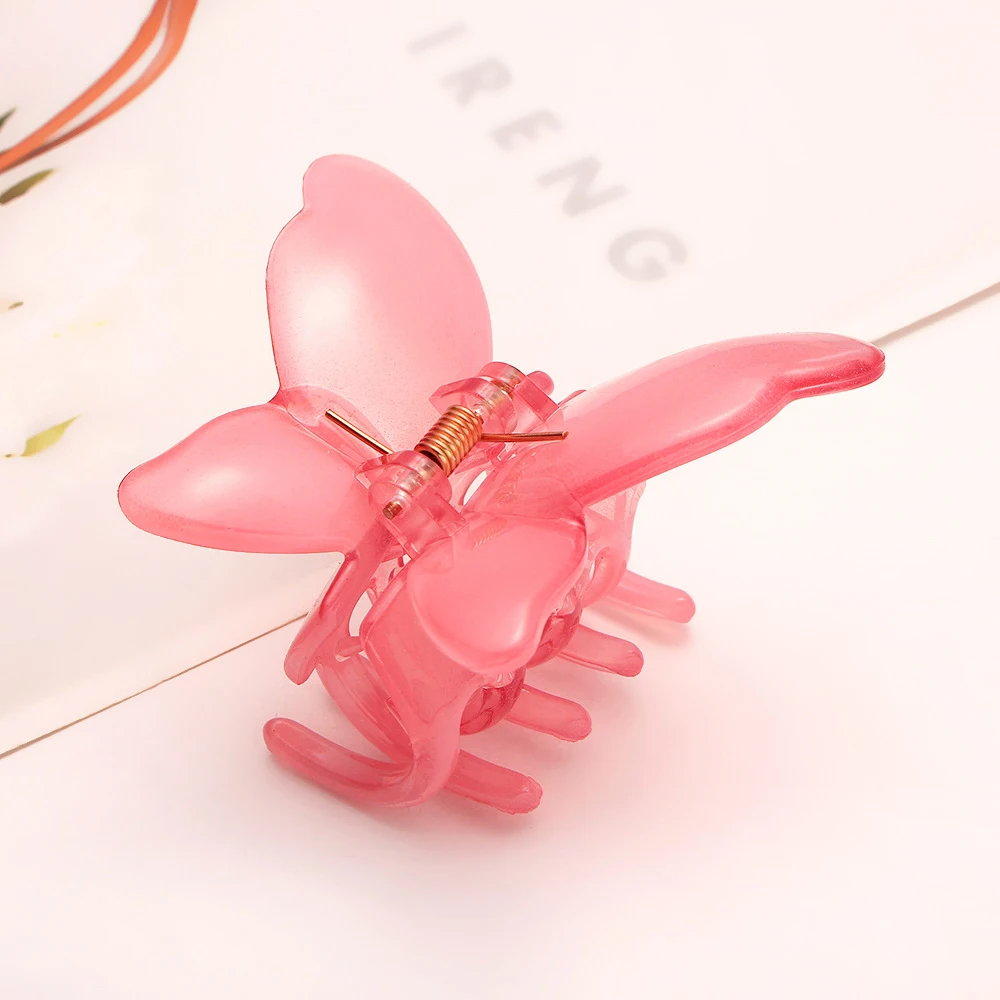 Frauen Kleine Schmetterling Haar Klaue Acryl Klaue Clip Mädchen Süße Haarnadel Krabben Haar Clips Chic Haar Clip Mode Haar Zubehör – Detail 23