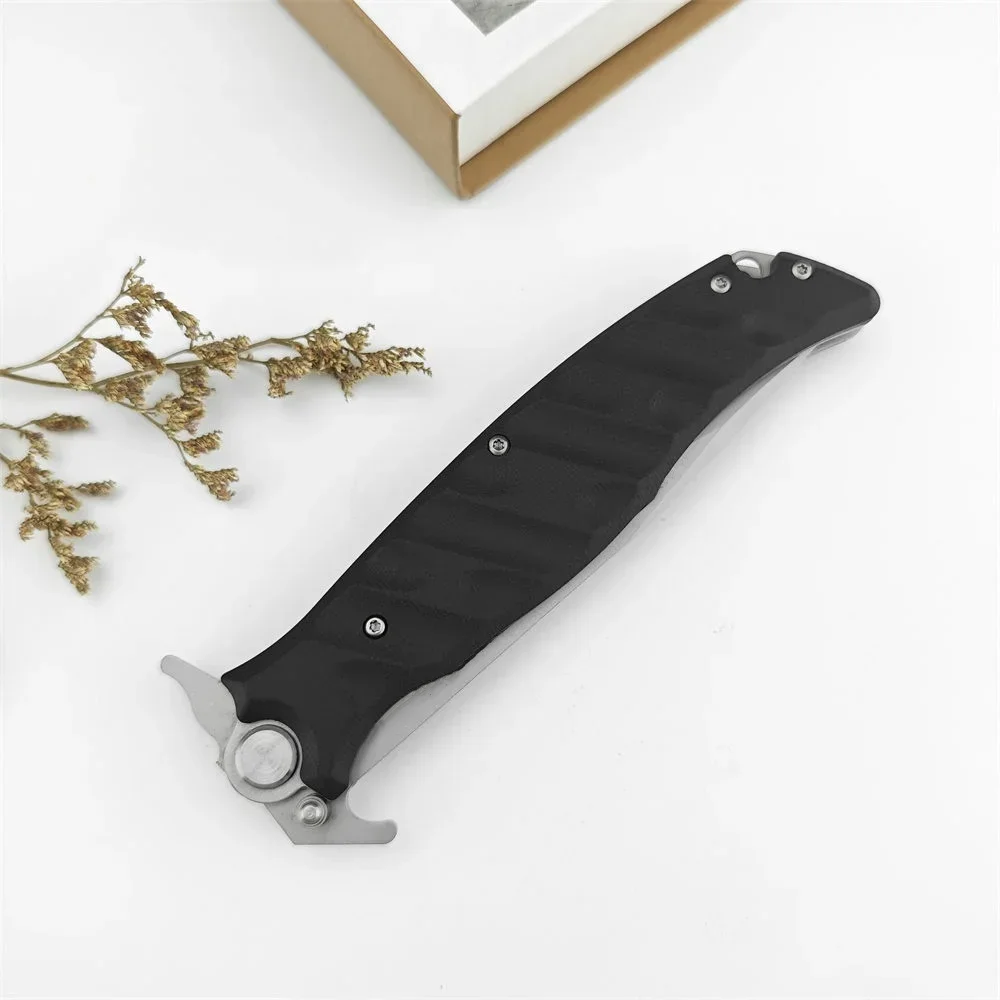 Russian HOKC Utility Folding Knife D2 Blade G10 Handle Pocket Portable Tactical Survival Hunting Sharp Rescue EDC Foldable Tools