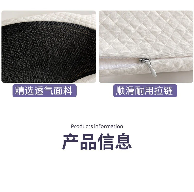 Sleep Memory Foam Neck Pillow Slow Rebound Cervical Orthopedic Comfortable Bed Pillow with Neck Massage Function gallery 5