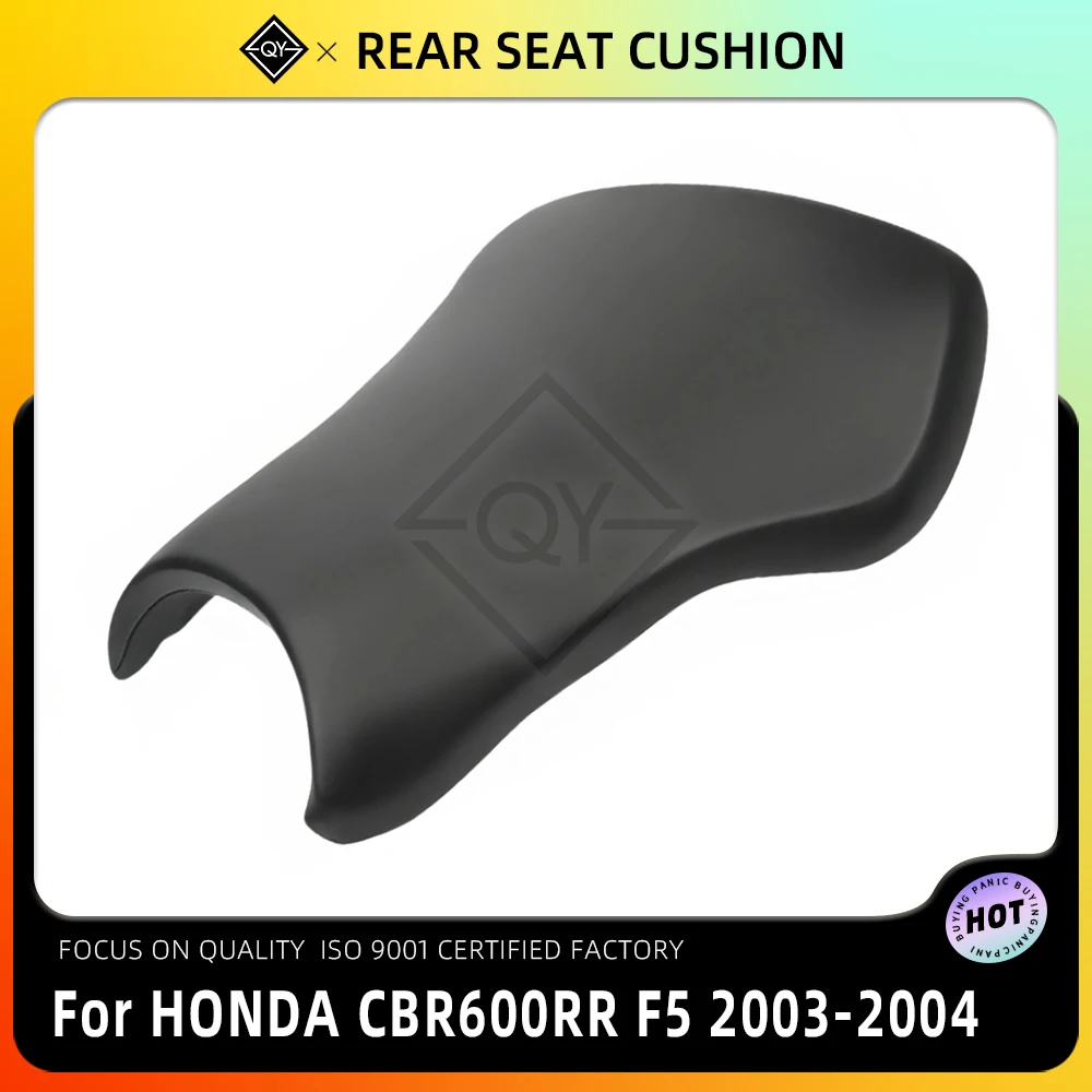 

Motorcycle Black Front Seat Cushion Pressure Relief Comfortable Passenger Pad For Honda CBR600RR CBR 600 RR F5 2003 2004 CBR600